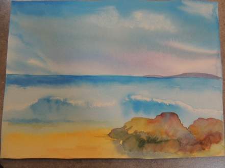 la mer et les rochers