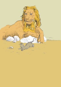 le lion et le rat